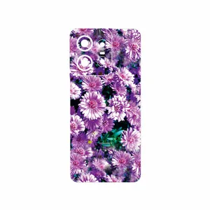 MAHOOT Purple_Flower Cover Sticker for Motorola Edge 50 Pro