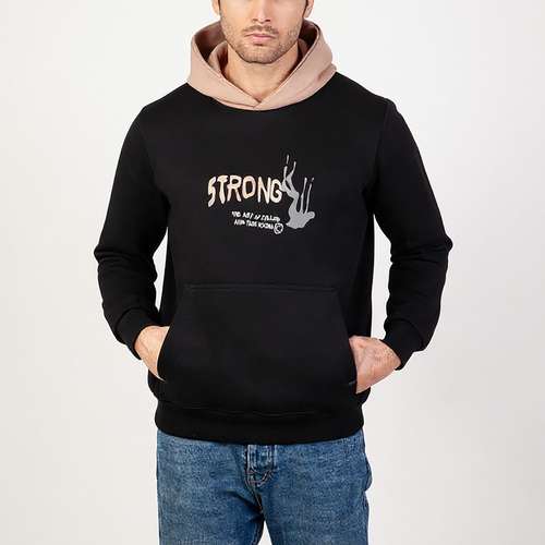 هودی مردانه باینت مدل 933-1 رنگ مشکی