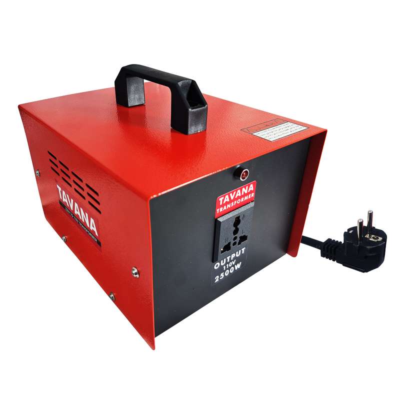 ترانس تبدیل 220 به 110 ولت توانا مدل T-2500W ترانس تبدیل 220 به 110 ولت توانا مدل T-2500W