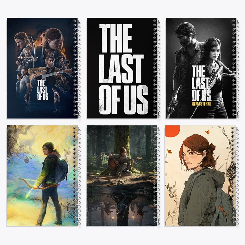 دفتر مشق 50 برگ خندالو طرح آخرین بازمانده از ما (The Last of Us) کد 611 مجموعه 6 عددی