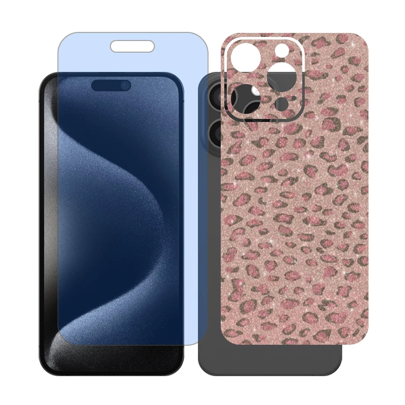 محافظ صفحه نمایش بلو کات گلس مدل Together مناسب برای گوشی موبایل اپل iPhone 15 Pro Max به همراه برچسب پوششی پشت گوشی