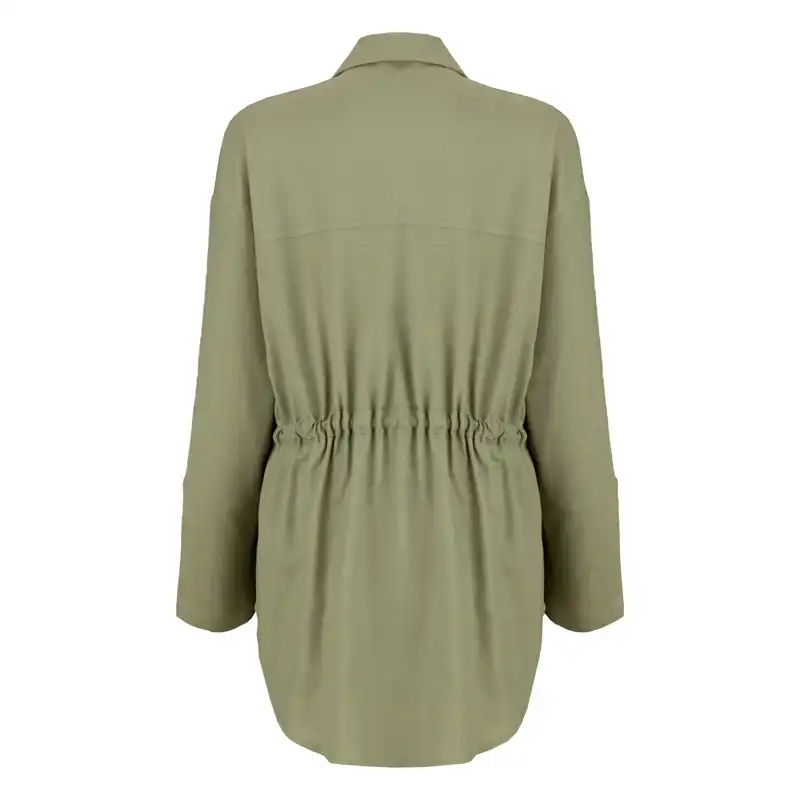 مانتو زنانه سرژه مدل 232146 رنگ صدری