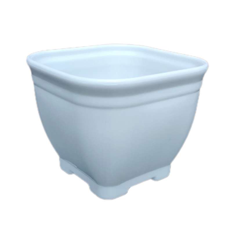 گلدان مدل مربع پلاستیکی کد 25 گلدان مدل مربع پلاستیکی کد 25