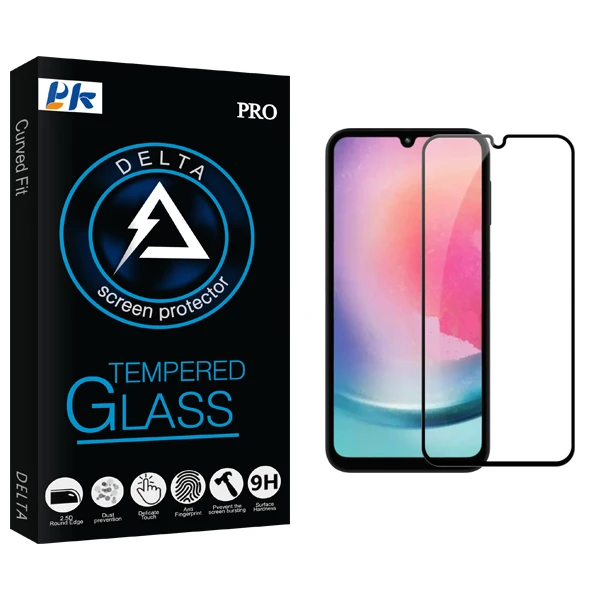 محافظ صفحه نمایش شیشه ای پی کی مدل Delta مناسب برای گوشی موبایل سامسونگ Galaxy A24