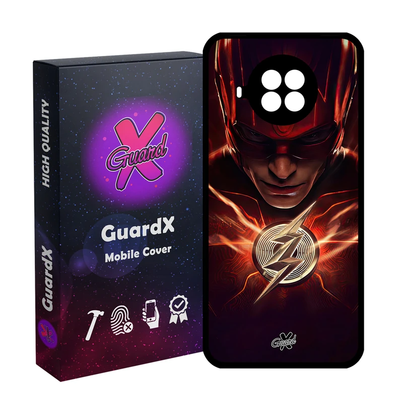 کاور گارد ایکس طرح فلش مدل Glass10599 مناسب برای گوشی موبایل شیائومی  MI 10T Lite/Redmi Note 9 Pro 5G/10I 5G