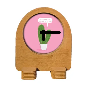 ساعت رومیزی طرح کاکتوس کد 222