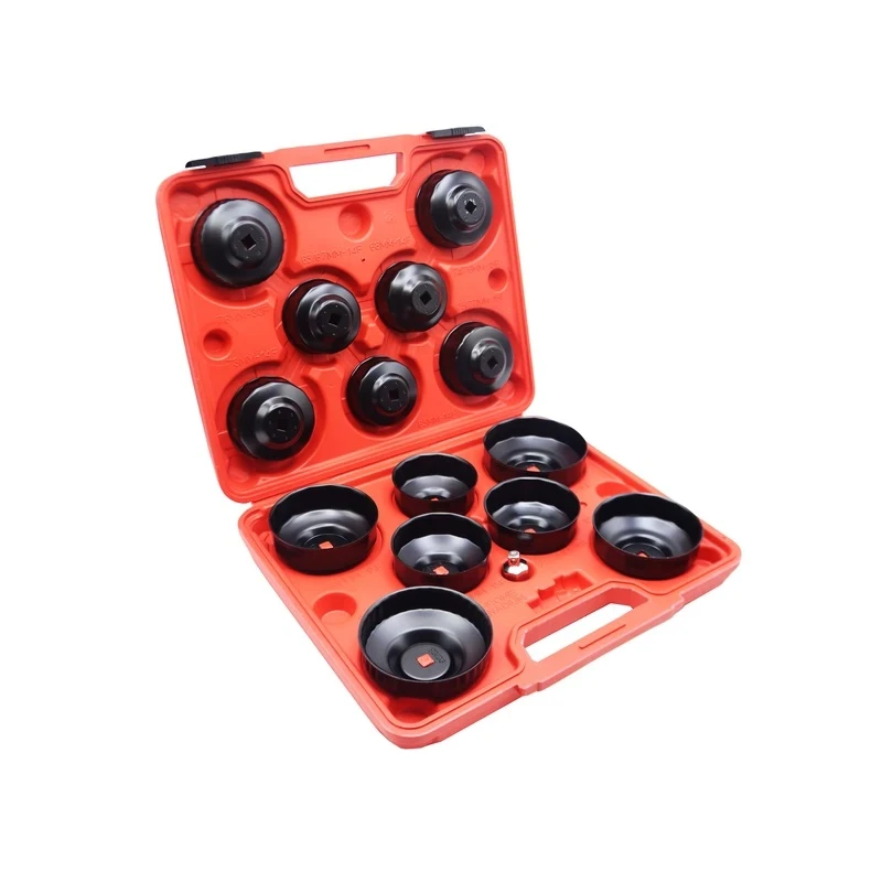 آچار فیلتر روغن بلک بول مدل کاسه ای کد YP-15PCS مجموعه 15 عددی