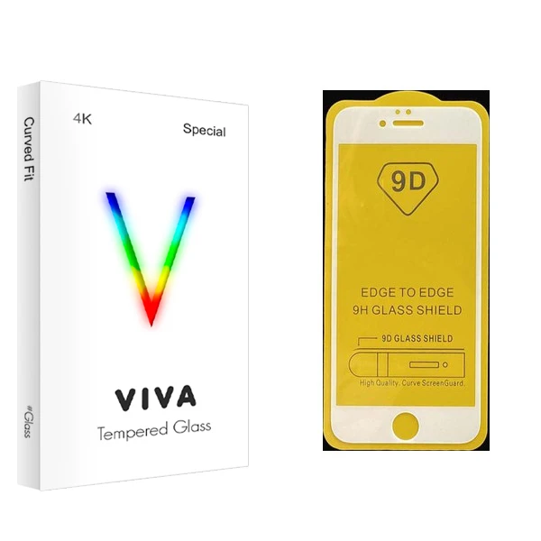 محافظ صفحه نمایش ویوا مدل 4K مناسب برای گوشی موبایل اپل IphoneSE2 / 8/ 7 / 6
