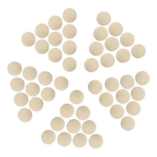 بشقاب دیوارکوب سفالی خام کد G12 بسته 50 عددی