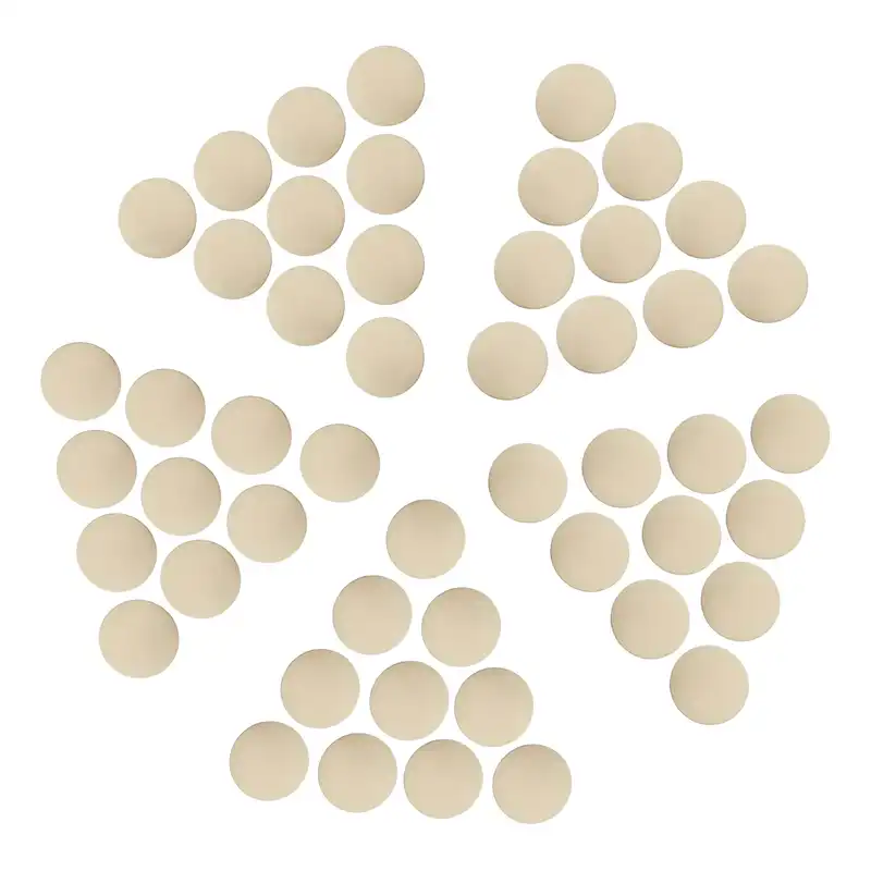 بشقاب دیوارکوب سفالی خام کد G12 بسته 50 عددی