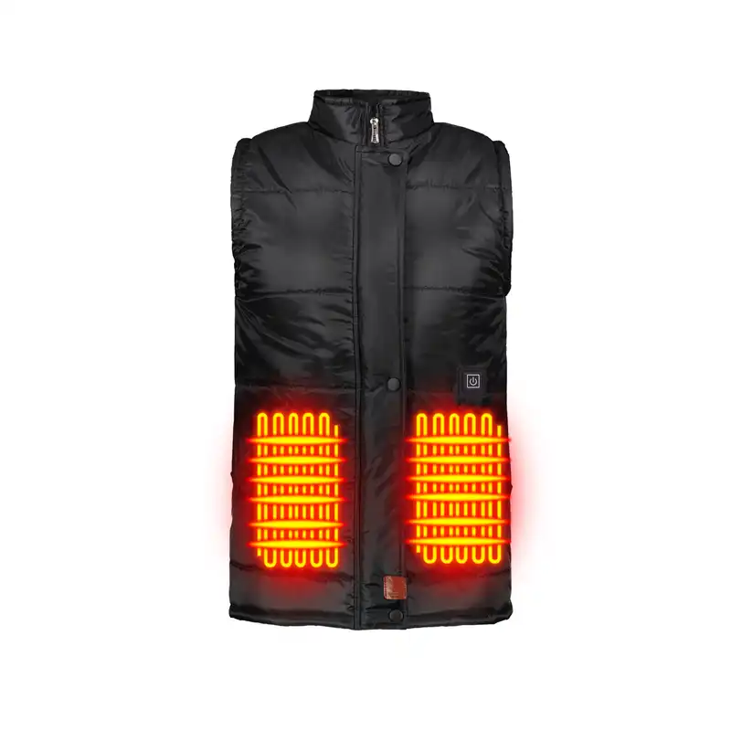 جلیقه مردانه گرماطب کد GT6 رنگ مشکی