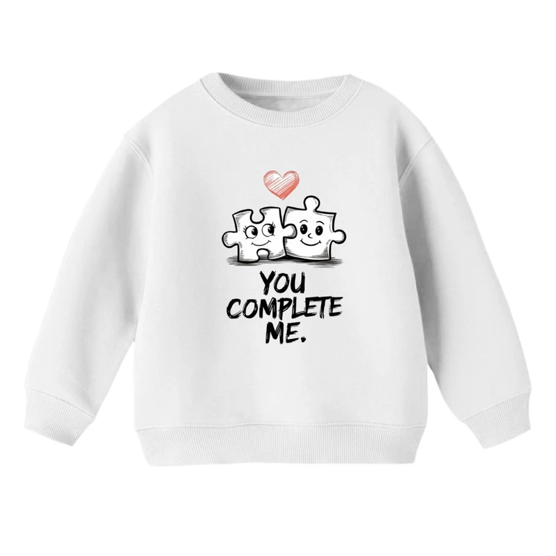 سویشرت بچگانه مدل پازل عاشق