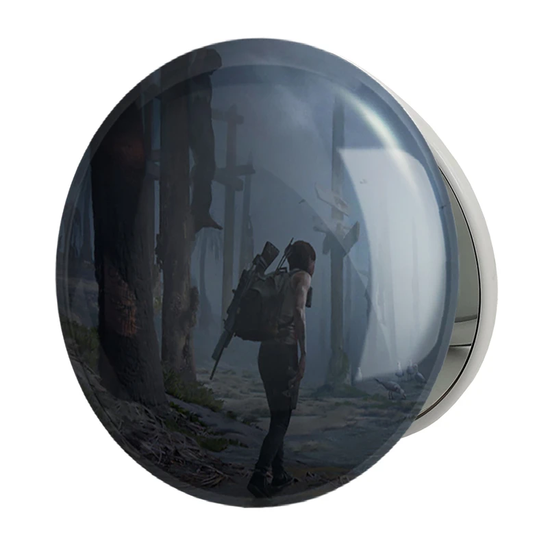 آینه جیبی خندالو طرح بازی آخرین بازمانده از ما (The Last Of Us) مدل تاشو کد 31709