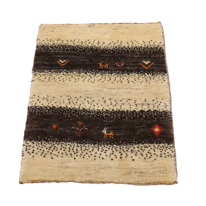 گبه دستباف نیم متری مدل درخشان کد 40101252