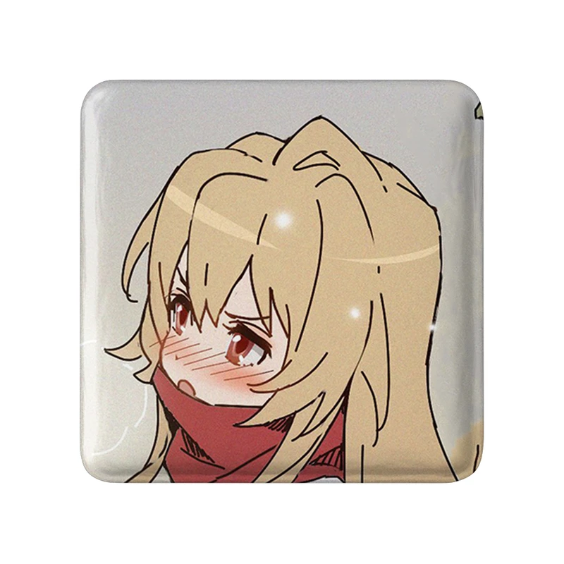 پیکسل خندالو طرح تایگا و ریوجی انیمه تورادورا مدل مربعی کد 32497