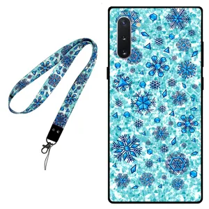 Megafone Snow Flake 0014 Cover For Samsung Galaxy Note 10 Mobile Neckband 