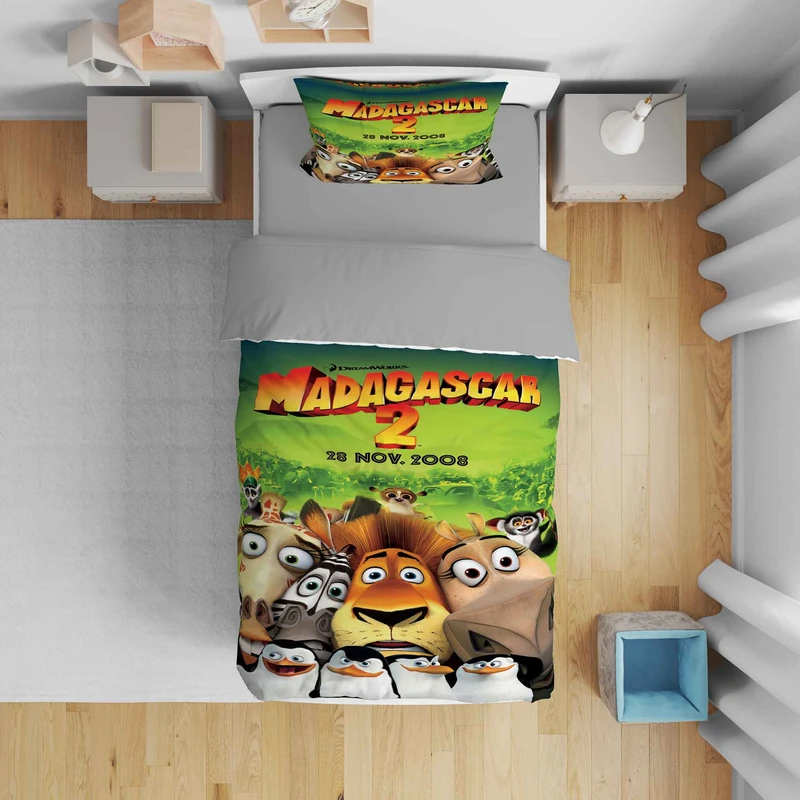 سرویس روتختی مدل ماداگاسکار 5425 تک نفره 5 تکه