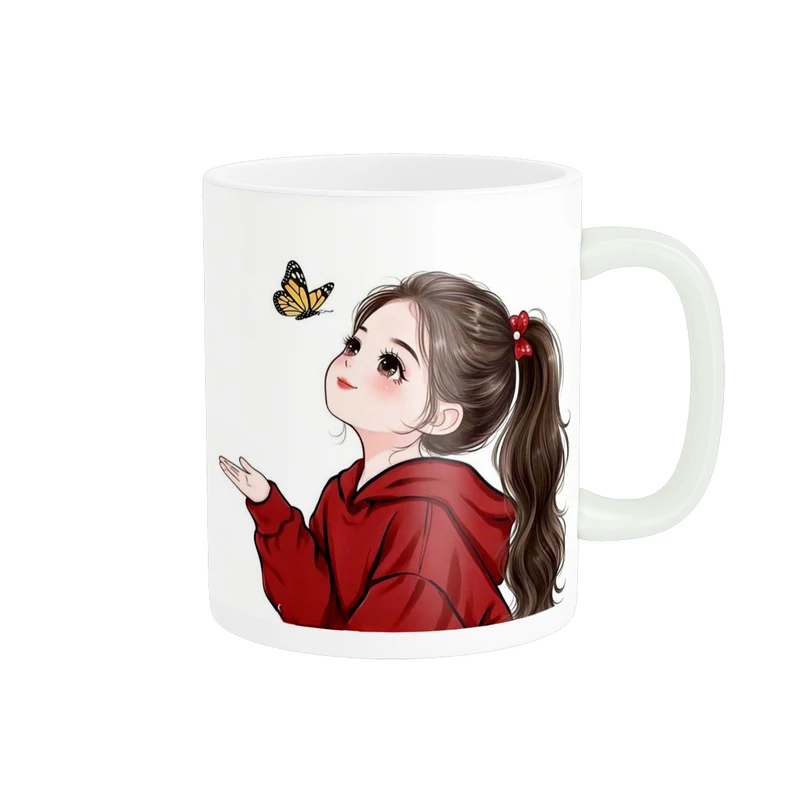 ماگ پاد آفرین طرح دخترک کد 4490