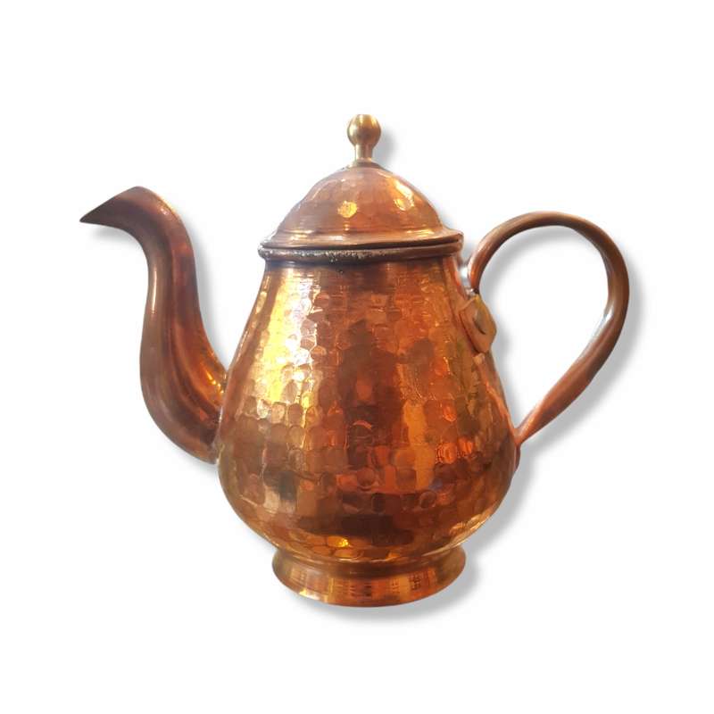 قوری مسی مدل گلابی