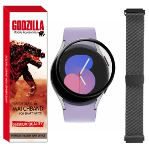 محافظ صفحه نمایش گودزیلا مدل GS-MLS مناسب برای ساعت هوشمند سامسونگ Watch 5 44mm به همراه بند