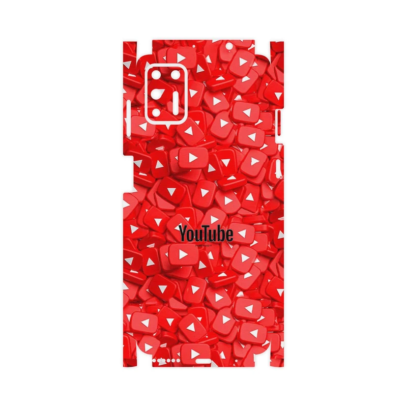 برچسب پوششی ماهوت مدل Youtube-FullSkin مناسب برای گوشی موبایل موتورولا Moto G9 Plus