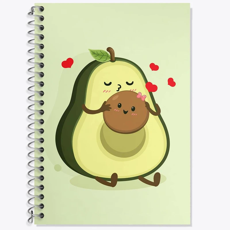 دفتر لغت 50 برگ خندالو مدل آووکادو کد 29581