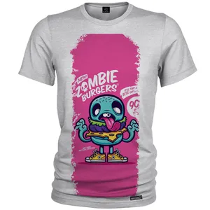 تی شرت آستین کوتاه مردانه 27 مدل Zombie Burgers کد MH1137