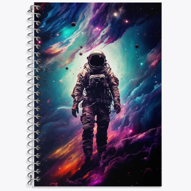 دفتر لغت 50 برگ خندالو طرح فضانورد کد F2655