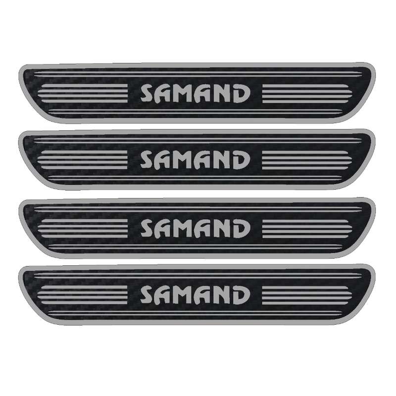 برچسب بدنه خودرو مهدیار طرح کربن کد sp112 مناسب سمند بسته 4 عددی