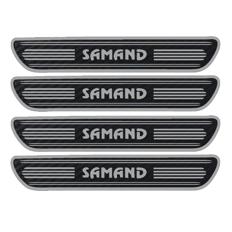 برچسب پارکابی خودرو مهدیار مدل  کربن کد sp112 مناسب برای سمند بسته 4 عددی