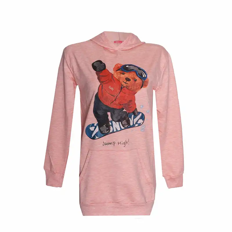 هودی زنانه مدل MB-ARSA82117-HD.TEDDY-SUR