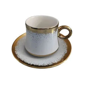ست فنجان و نعلبکی 6 پارچه مدل خمره ای