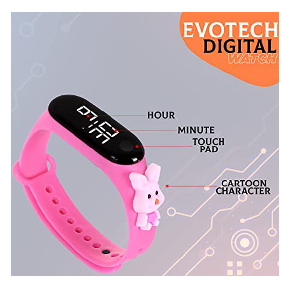 ساعت مچی دیجیتال مدل عروسکی پیگلت