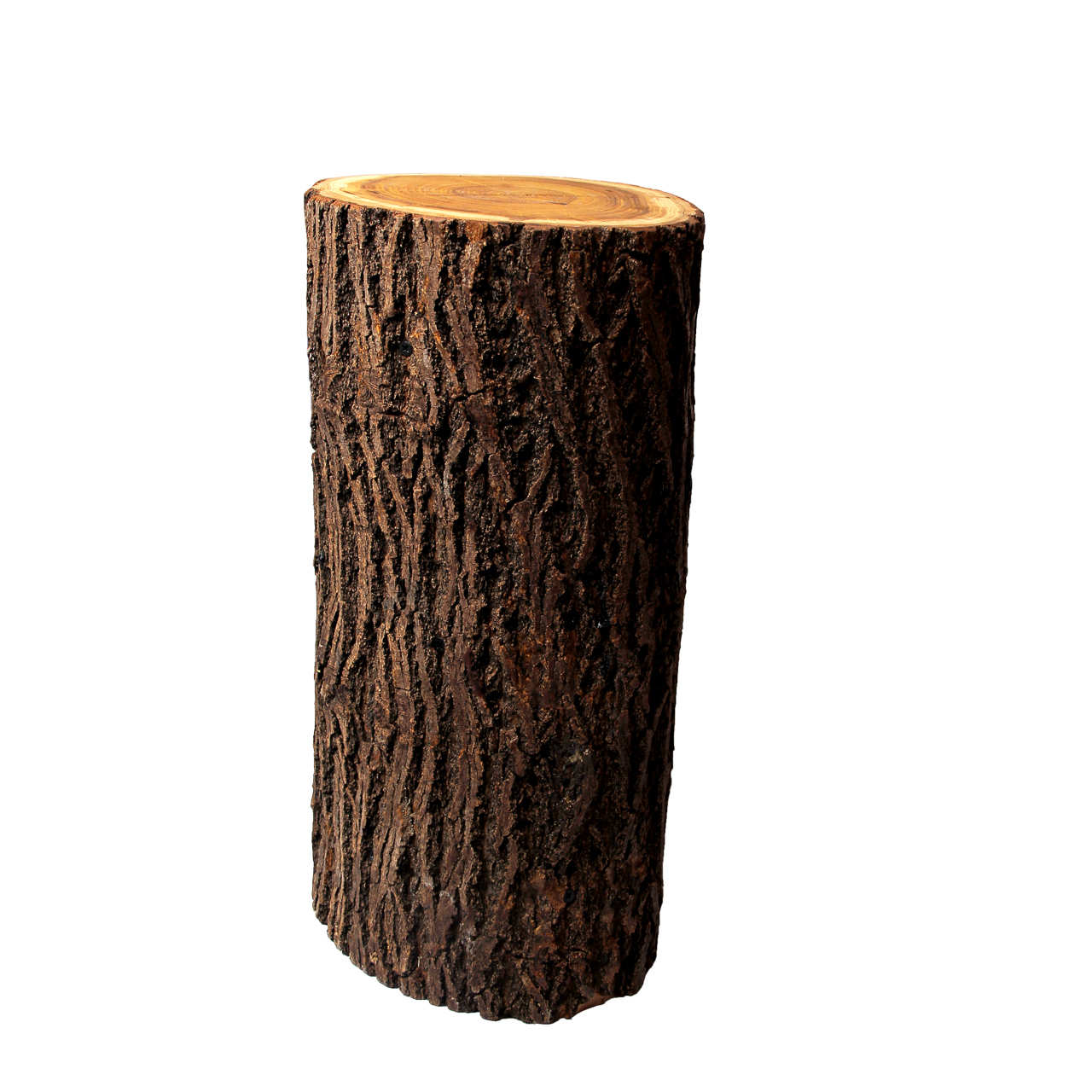 استند گلدان چوبی طرح تنه درختی کد AS80