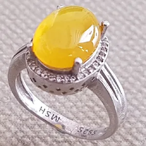 انگشتر نقره زنانه مدل PL98