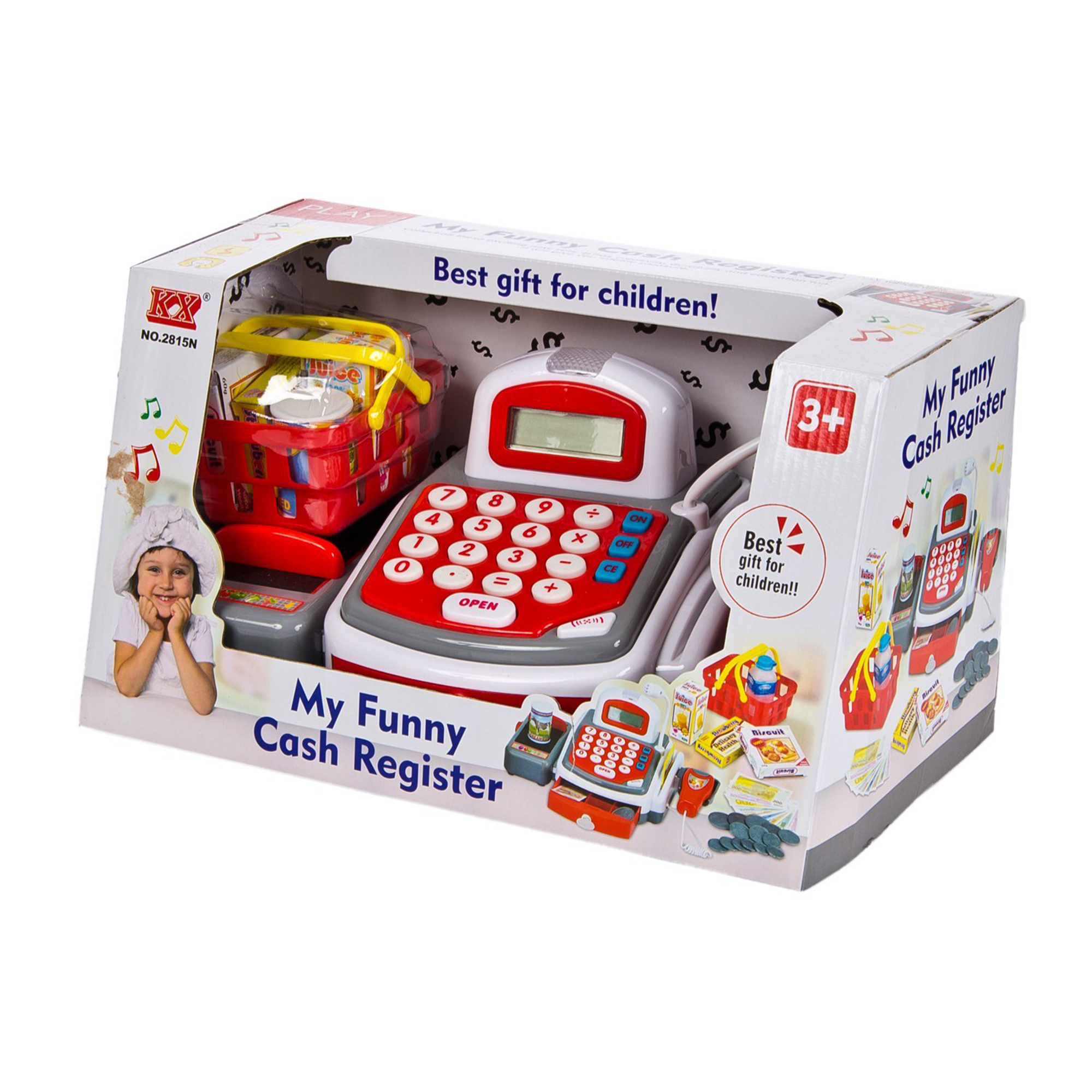 اسباب بازی طرح صندوق فروشگاهی مدل cash register 2815n