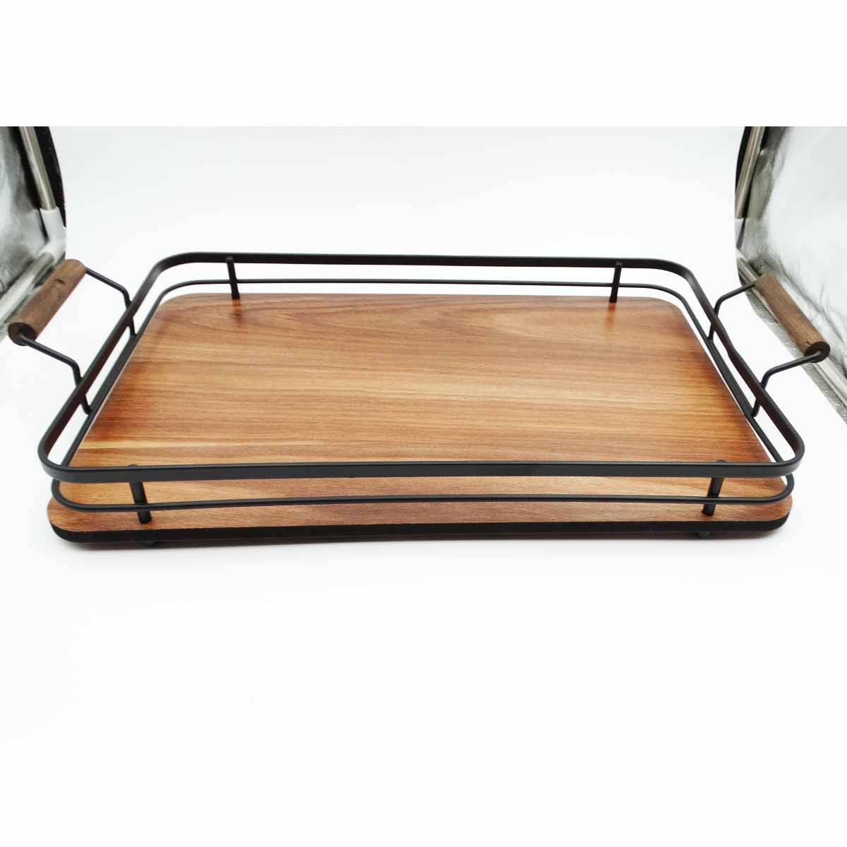 سینی دسته دار سالوت مدل مستطیل کد 2