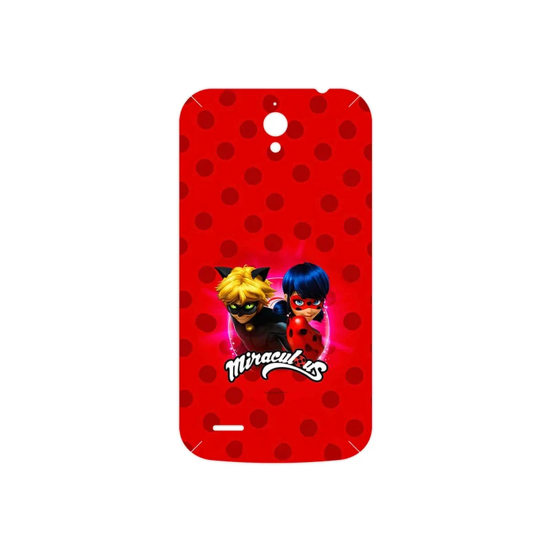 برچسب پوششی ماهوت مدل Ladybug and Cat Noir مناسب برای گوشی موبایل هوآوی Ascend G610