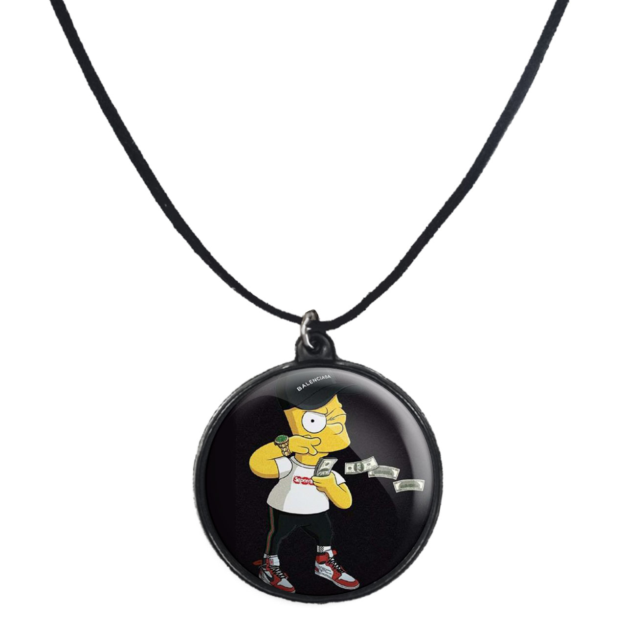 گردنبند پرمانه کد pmb.6060 مدل دو طرفه