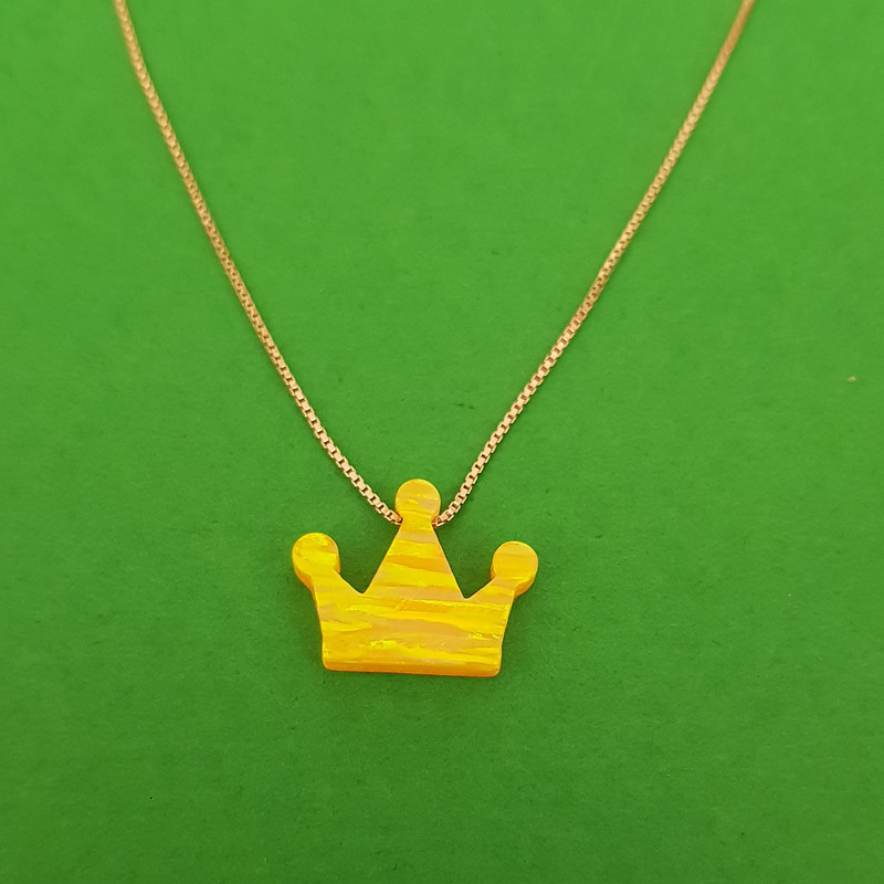 گردنبند دخترانه مدل تاج گردنبند دخترانه مدل تاج