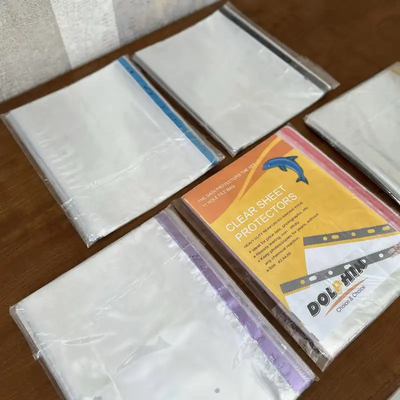 کاور کاغذ A4 مدل نوار رنگی بسته 100 عددی