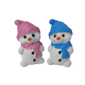 مجسمه طرح آدم برفی کد 55 مجموعه 2 عددی