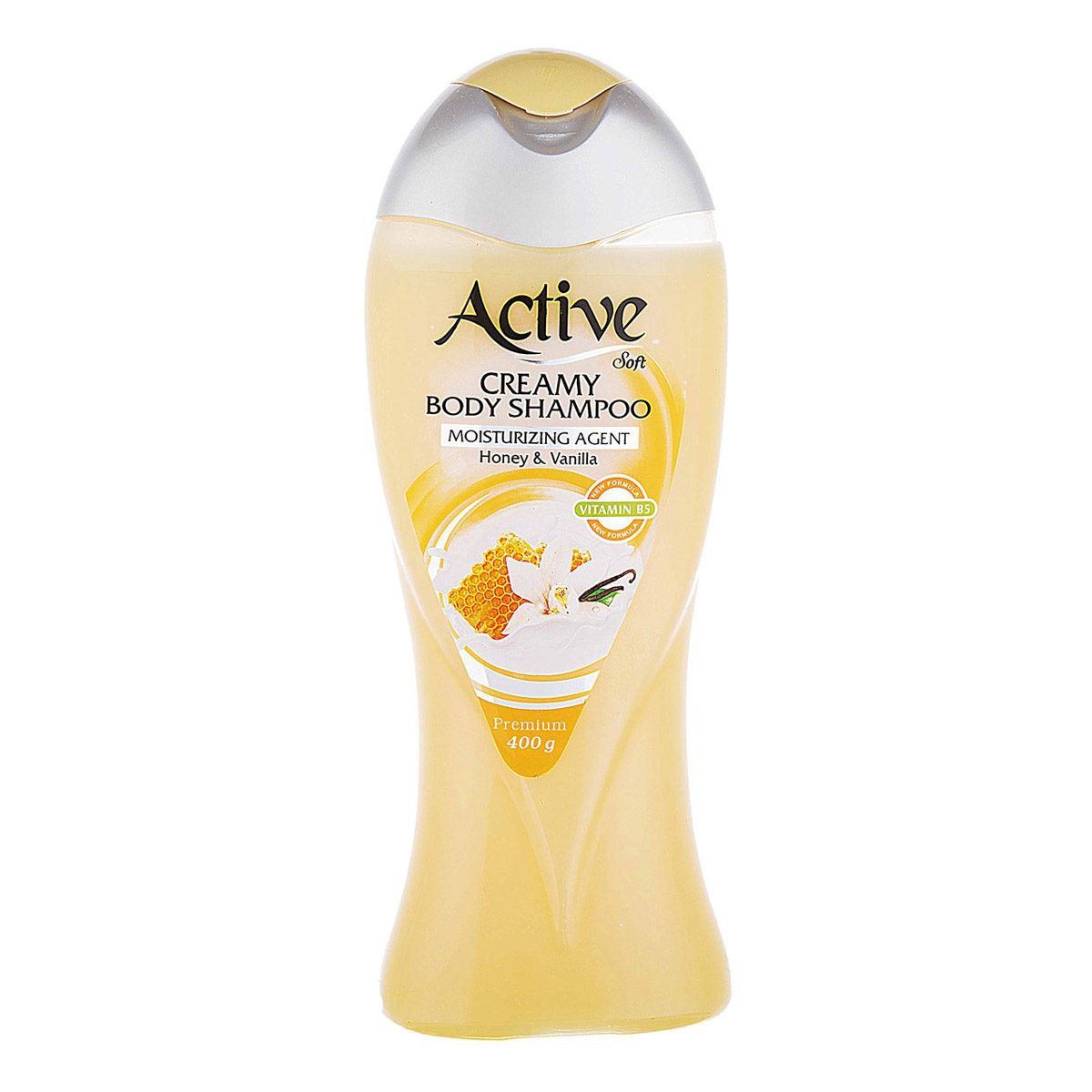 شامپو بدن اکتیو مدل vanilla &amp; haney حجم 400 میلی لیتر بسته 4 عددی
