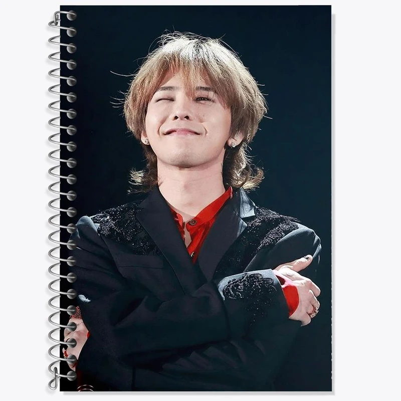 دفتر لغت 50 برگ خندالو مدل جی دراگون گروه بیگ بنگ BIGBANG کد 12574