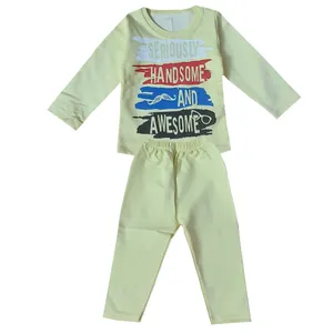 ست تی شرت آستین بلند و شلوار پسرانه  کد SA108