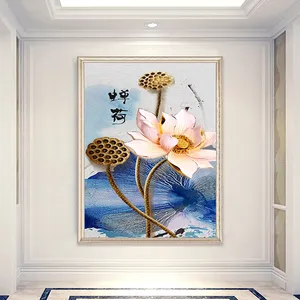 پوستر دیواری سه بعدی مدل شاخه گل DVRF1352