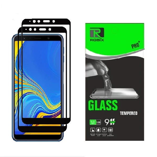 محافظ صفحه نمایش روبیکس مدل FLA مناسب برای گوشی موبایل سامسونگ Galaxy A7 2018 بسته 2 عددی