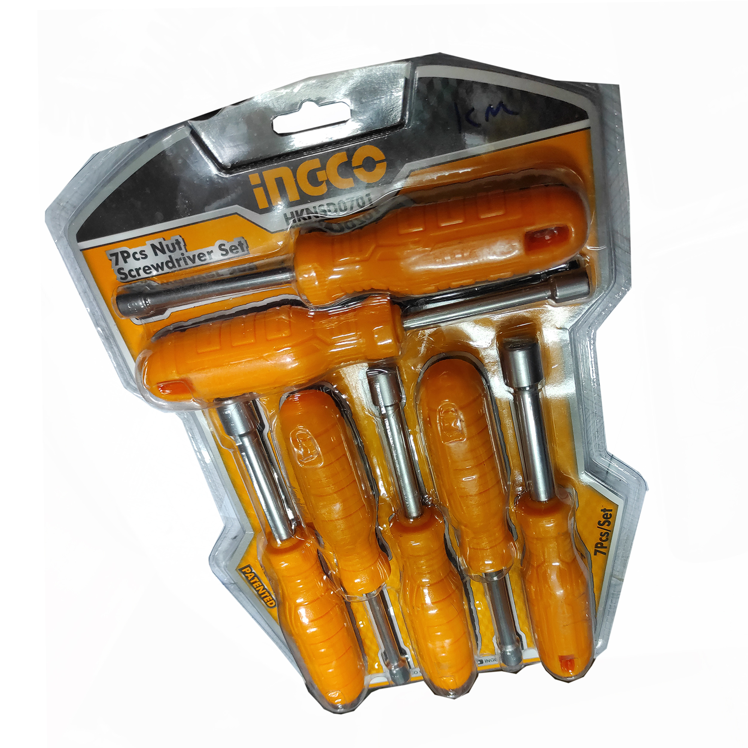 پیچ گوشتی بکسی اینکو مدل SMT-NUTSCREWDRIVERSET-7PCS بسته 7 عددی