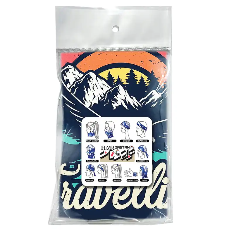 دستمال سر و گردن هزاردستان مدل DB76