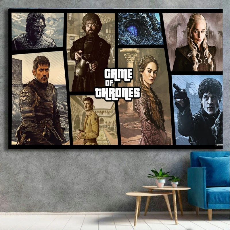  تابلو شاسی طرح سریال GAME OF THRONES مدل SDT352